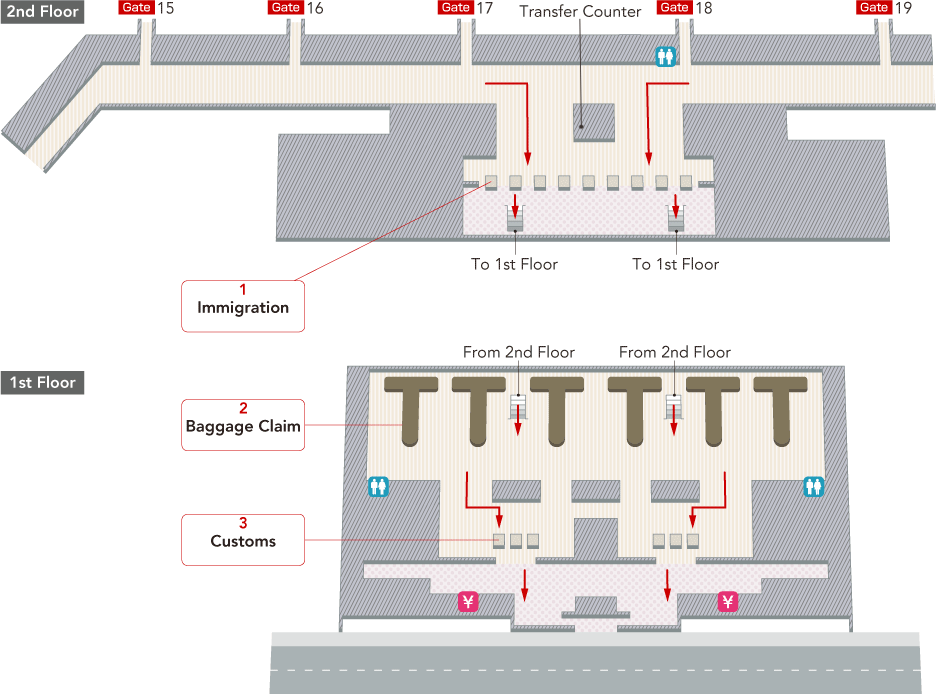 Ho Chi Minh City International Airport arrival map